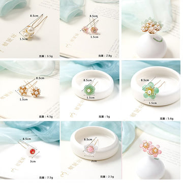 Ancient Costume One Character Hairpin Chinese Style Headdress Sticks Hanfu Accessories Handmade Simple Vintage  Heandwear daiiibabyyy